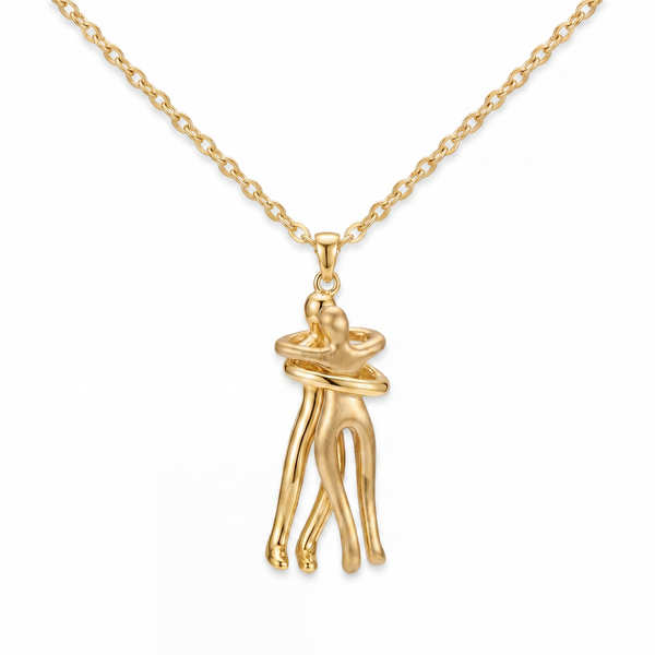 The Paired Necklace — Gold, Silver & Black